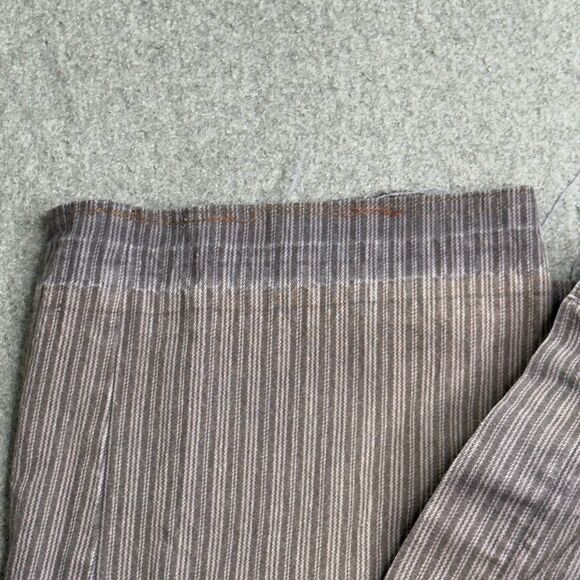 Wah Maker Wool Blend Pinstripe Frontier Buckle Back Pants Size 38 Actual 34 USA - Picture 3 of 16